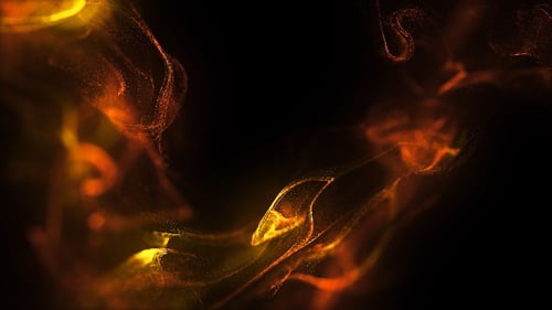 Bucle de fondo de partículas brillantes