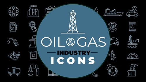 Oil & Gas Industry Icons