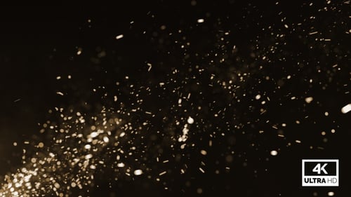 Flying Dust Particles Background Looped V5
