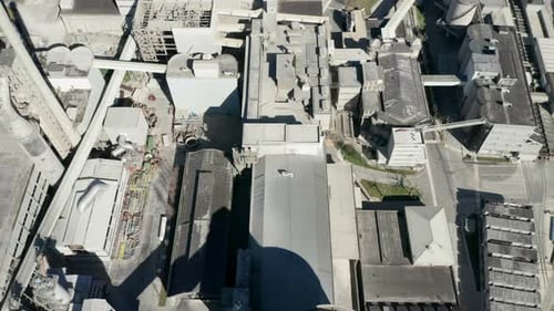 Aerial View Industrial Plant