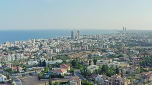 Aerial View Limassol Cyprus
