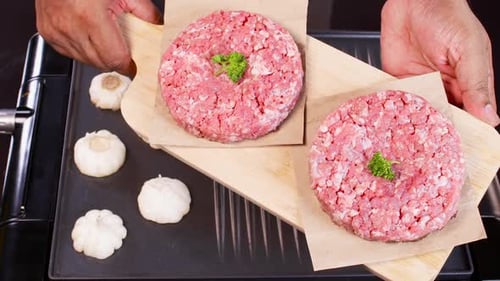 Two Beef Burger Patties