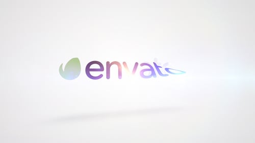 Elegant Rotating Logo Reveal with Soft Light Flares