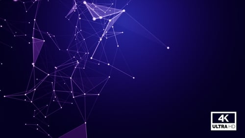 Fondo de plexo azul en bucle V3