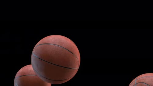 Basketball Ball Alpha Background V4