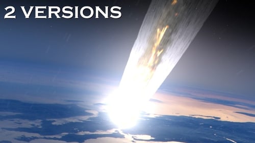 Fiery Meteor Re-entry Animation