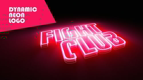 Dynamic Neon Logo