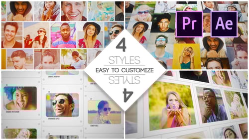 Mosaic Slides Logo Opener