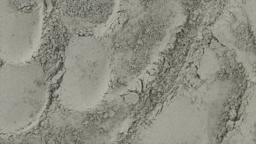 Abstract Close-Up of Powdery Gray Material