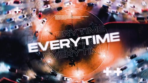 Dynamic Geometric Opener with Modern Text Animations