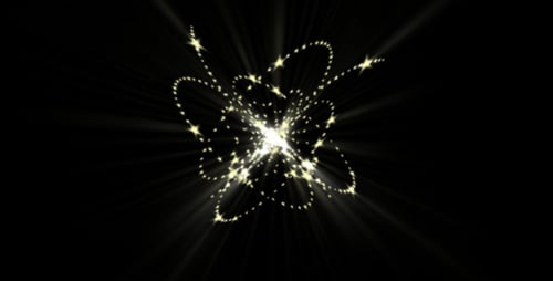 Abstract Particle Sphere Logo Reveal Animation