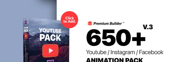 Youtube Pack - MOGRTs for Premiere & Extension Tool