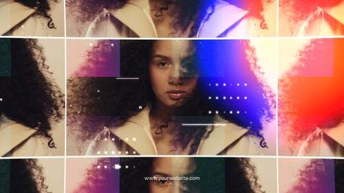 Dynamic Fashion Opener with Stylish Split Screens