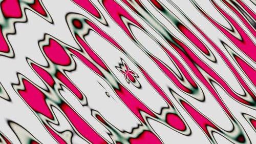 Abstrakter weißer und rosa VJ Looping-Hintergrund