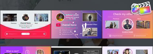 YouTube End Screens | FCPX