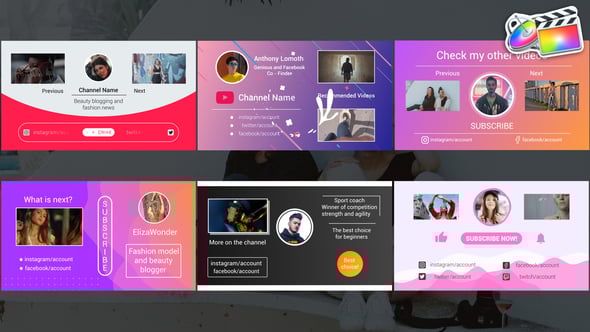YouTube End Screens | FCPX