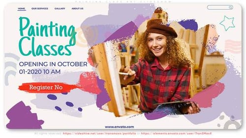 Painting Class Art Slideshow