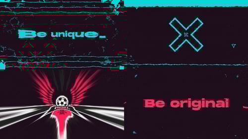 Fresh Glitch Logo Intro