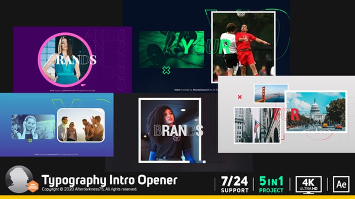 Intro Editable Video Templates - Envato