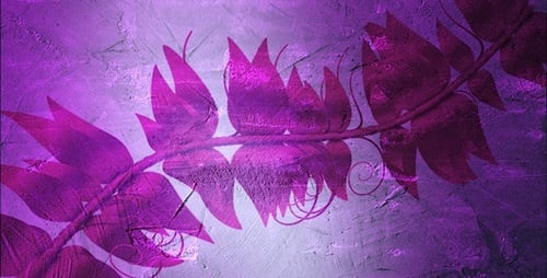 Wall Art Collection - Pink Vine - HD Loop