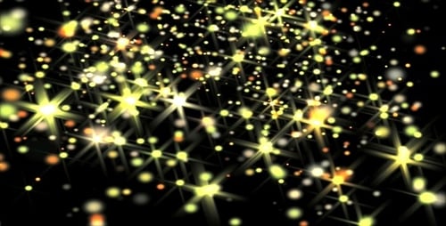 Golden Shimmering Particle Light Burst Reveal Transition