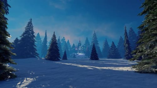 Fairy Castle In The Forest