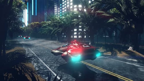 Futuristic Flying Cars