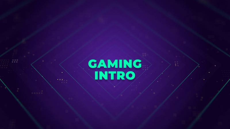Energetic Gaming Channel Intro with Futuristic Hexagon Transitions ...