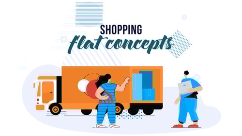 Shopping - Flat Concept