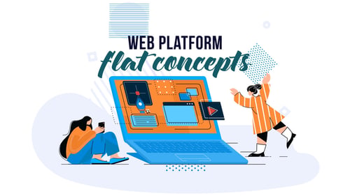 Web platform - Flat Concept