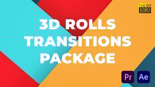 Glance and Folding 3D Rolls Transitions
