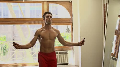 Entrena con una cuerda para saltar