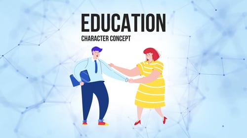 Education - Flat Concept