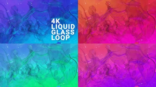 Abstrakte transparente Materialwelle