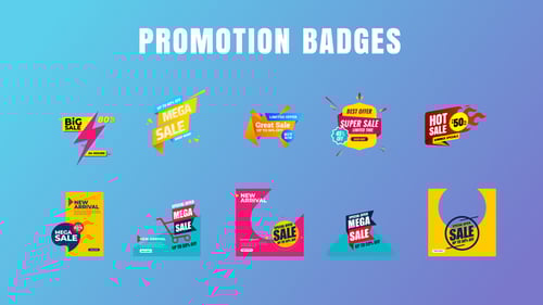 Badges Sale Promo V20