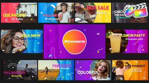 Colorful Slideshow | FCPX