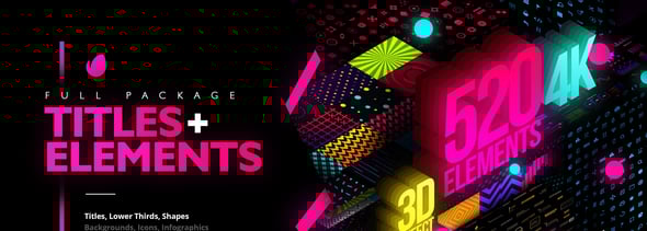 Modern Pack of Titles and Elements for FCPX - 4K