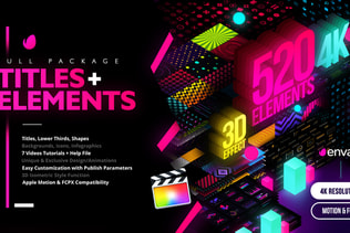 Modern Pack of Titles and Elements for FCPX - 4K
