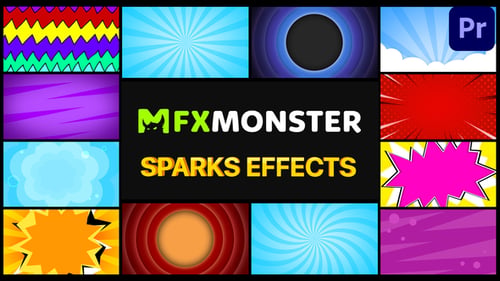 Dynamic Animated Comic Backgrounds Pack