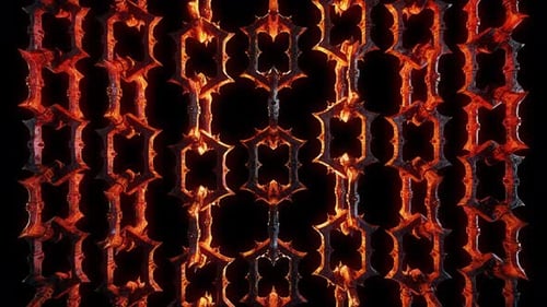 Stachelige Metallkette VJ Loop