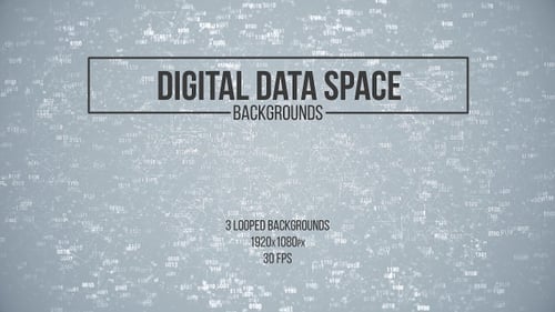 Digital Data Space Backgrounds