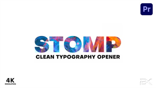 Dynamic Stomp Intro with Bold Kinetic Typography