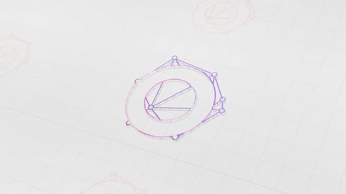 Drawing paper logo reveal