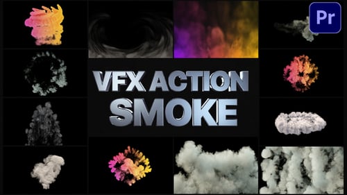 VFX Action Smoke | Premiere Pro MOGRT