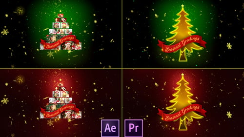 Mehrvideo „Weihnachtswünsche“ — Premiere Pro