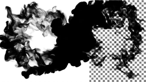 Fluid Black Ink Reveal Transition