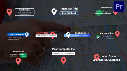 Títulos de localizaciones | Premiere Pro MOGRT