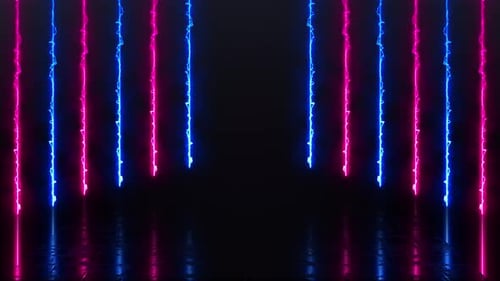 Abstrakte Neonlinien Hintergrund