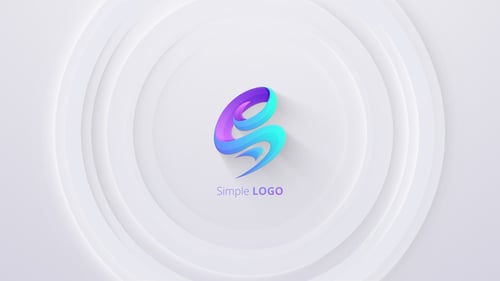 Fluid Gradient Logo Reveal Animation