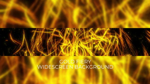 Dynamic Abstract Golden Light Trails Loop Background